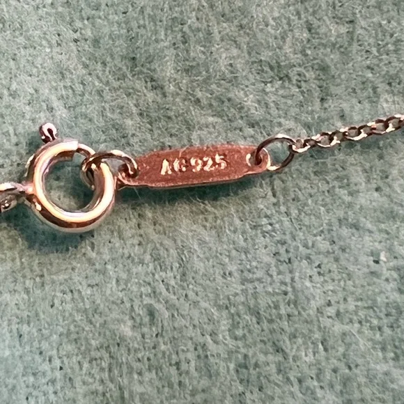 16” Tiffany sterling chain - Picture 4 of 6